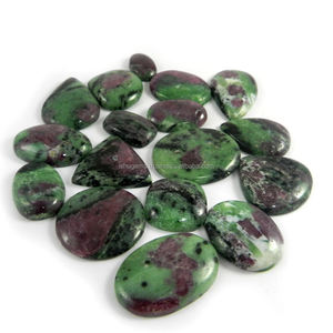 17 Uds rubí Natural zoisita piedras preciosas sueltas mejor cabujón 100 Gms mezcla forma piedra preciosa IG0451 - Product Image 2