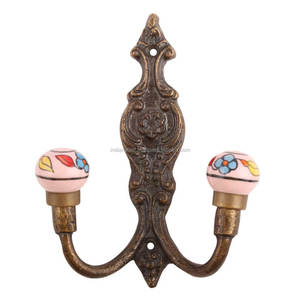 Crochets décoratifs multicolores, en céramique, métal, réutilisables, pour conception de bijoux, objets lourds, bricolage - Product Image 1