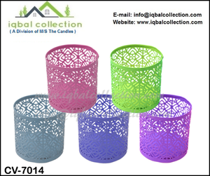 Porte-bougie décoratif coloré - Product Image 1