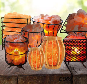 Lampes sculptées en sel de l'Himalaya pour la décoration de la maison - Product Image 2