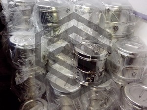 Sterilizar tambores/acero inoxidable/de vestir tambor - Product Image 4