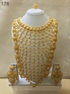 Bijoux plaqué or, nouveau style africain