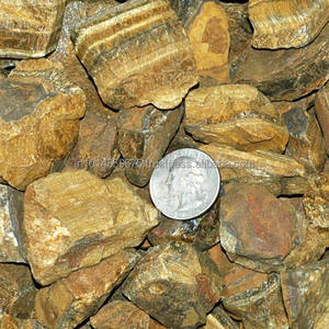 Pierre brute naturelle œil de tigre jaune de mines directes - Product Image 5