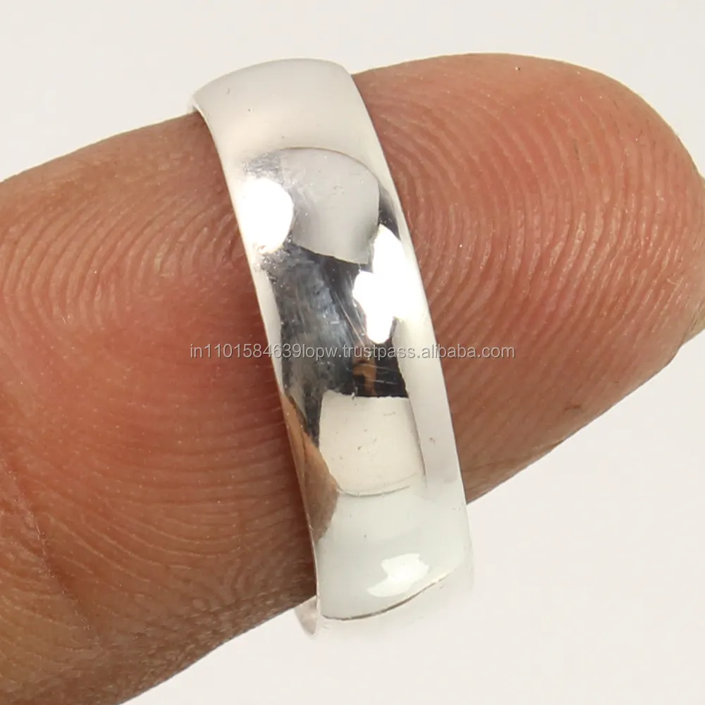 New Collection Ring All Sizes PLAIN No Stone 925 Sterling Silver Jewellery ! Wholesale Store