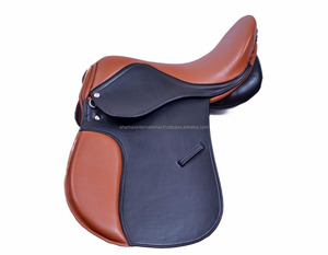 Shinxemax — selle en fibre synthétique, deux tons, noir et brun, PREMIUM - Product Image 1