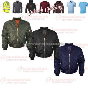 <b>Men's</b> Lightweight Windproof <b>Flight</b> Bomber <b>Jacket</b> with Appliques Reversible & Eco-Friendly for Winter - Product Image 5