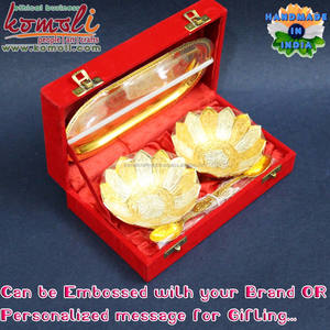 Latest Design Indian Silver Plated Gift Bowl Set Wholesale Diwali Gifts, Decorative Serving Bowls, Traditional Festival Decor - Product Image 2