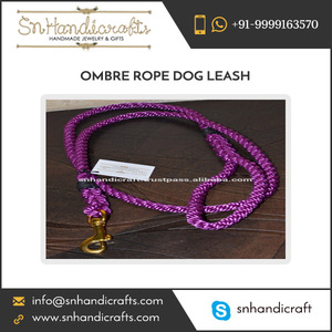 สายจูงสุนัขสีม่วงไล่เฉดแบบเชือก ทันสมัย นิยมสูง ปรับขนาดได้ - Product Image 1