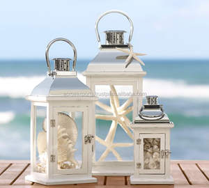 Linterna de madera blanca Año Nuevo Linterna Festival Decoración nuevo diseñador y linterna con clase para Decoración - Product Image 2