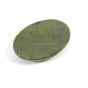 Natural Fools Gold Pyrite 20x29mm Cabochon de corte ovalado 9,90 Gms Piedras sueltas para joyería IG1211 - Product Image 2