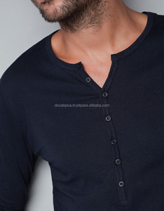 custom oem Short Sleeves <b>Henley</b> <b>Tshirts</b> for me - Product Image 1