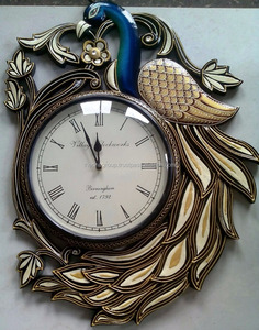 Reloj de pared de madera de diseño único hecho a mano al por mayor - Product Image 1