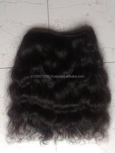 Pelo indio sin procesar ondulado Remy precios de fábrica de cabello humano de la India - Product Image 3