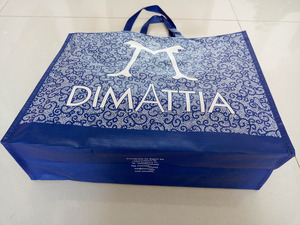 Sac de courses réutilisable en PP laminé Bopp du Vietnam avec poignées, couleur et taille personnalisables - Product Image 3