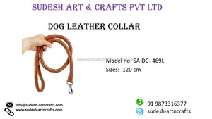 Wholesale Luxury Style Heavy Duty Cotton <b>Dog</b> Leash Premium Quality with Lace Decoration Personalized Features Very Cheap Price - Product Image 2