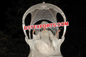 งานแต่งงานอินเดียแบบใหม่ประดับด้วยนกยูงดอลลี่งานแต่งงานงานแต่งงานสีทองสวยงาม palki doli doli สำหรับ dulhan โรงงาน USA DST - Product Image 3