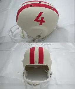 Casco Retro de Fútbol Americano de los Bulls con Caja, Modelo de Plástico de 1950 - Product Image 1