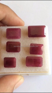 Igi พลอยทับทิมธรรมชาติได้รับการรับรองจากการตัดมรกตสีแดงอัญมณีหลวม - Product Image 4