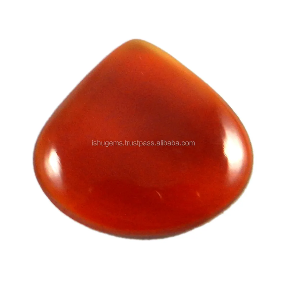 Wholesale 2.01 gms Red onyx 20mm Heart Cabochon Gemstone