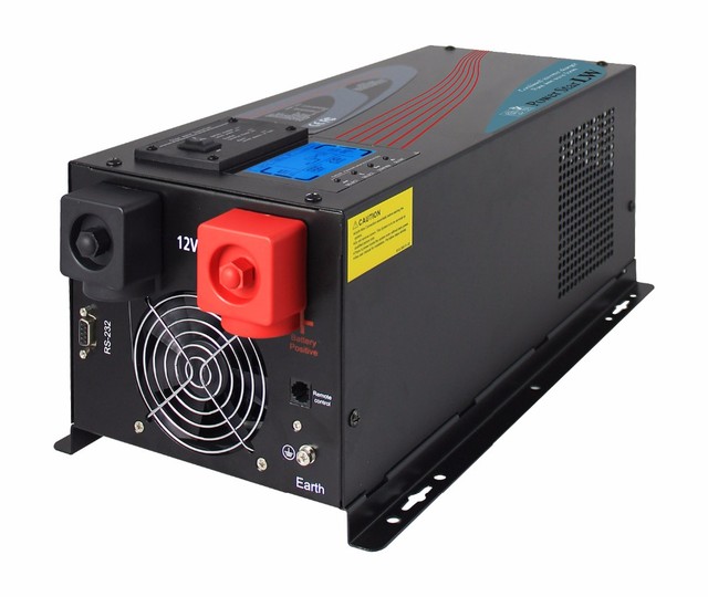 6KW 48V 24V Pure Sine Wave Inverter 4kw Dc to Ac 120V 240V 6000w 5000w 4000w Uninterruptible Power Supply 5kw PV Power Inverter
