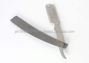 Maquinillas de afeitar de peluquero con mango recubierto de papel recto de acero inoxidable, servicio OEM ODM - Product Image 4