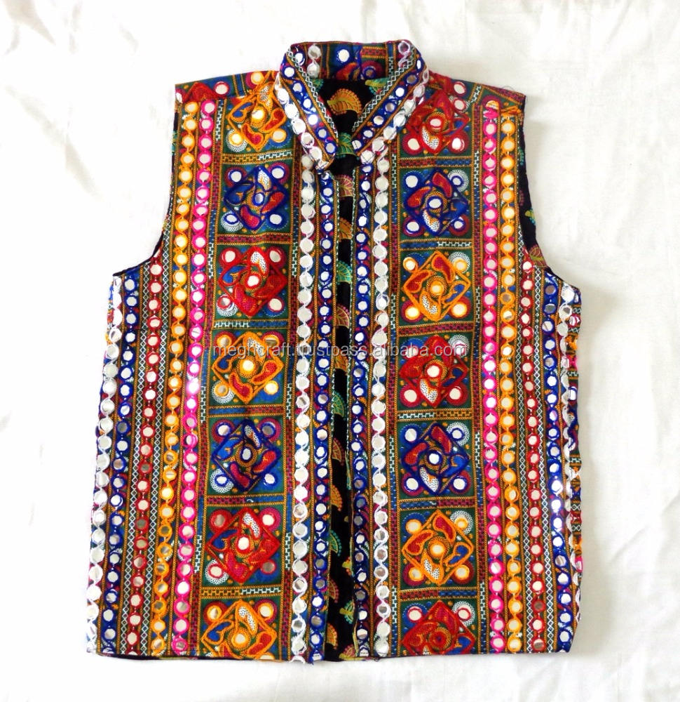 Ethnic Jacket Gujarati Koti Jacket Kutch Patch Work Jacket
