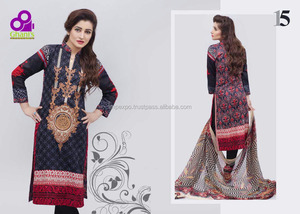 Traje de césped paquistaní, traje de diseñador de césped paquistaní, precio de traje en Lahore - Product Image 5