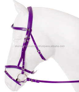 Shemax-caballo ecuestre de alta calidad, personalizado, venta al por mayor, todos los colores disponibles, cuero de caballo, brida sintética con rizos - Product Image 3