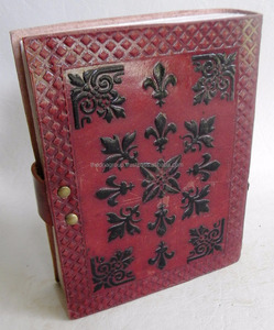 Venta al por mayor de cuaderno de cuero de clase alta Cuaderno de cuero en blanco con Cruz Celta en relieve hecho a mano - Product Image 2