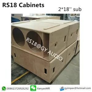 RS18 Bass Kast Dual 18 Inch Subwoofer Lege Doos