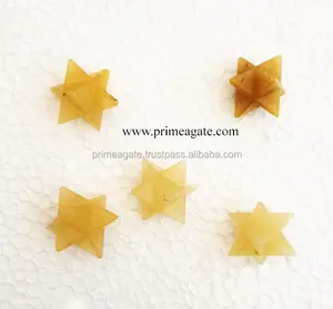 Yellow Aventurine Merkaba Stars | Prime Agate Exports | INDIA