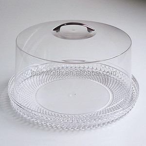 12นิ้วที่ชัดเจนรอบคริลิคเค้กปก - Product Image 5