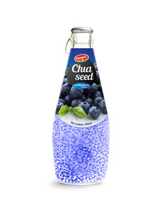 Grape Flavour Chia Seed <b>Drink</b>, 290ml <b>Glass</b> <b>Bottle</b>, Fruit Juice Manufacturer - Product Image 4