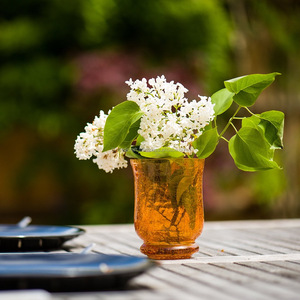 Bougeoir en verre jaune craquelé personnalisable de haute qualité résistant à la chaleur à basse quantité minimale de commande tendance nouvelle idée de bougie de Noël - Product Image 2