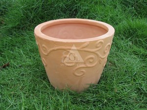 Wholesale Premium Quality European Ceramic Terracotta Eco-Friendly Lightweight Flower <b>Pots</b> Planters for Floor Indoor/Outdoor - Product Image 4
