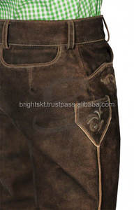 2024 hombres bávaros Lederhosen Oktoberfest disfraces cerveza Festival hombre Correa pantalones Cosplay Halloween fiesta traje con personalizar - Product Image 5