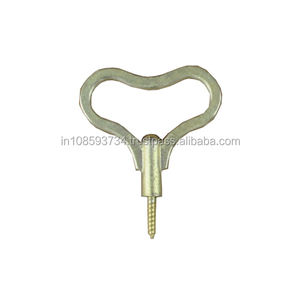 Crochet mural en métal en laiton antique fait à la main pour accrocher le manteau nouveau Design patère en métal crochet mural à vis de concepteur - Product Image 1