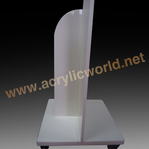 Toko Mewah Tampilan Kaca Heksagonal Berputar Berdiri Lantai/Etalase Menara/Desain Pameran Akrilik - Product Image 2