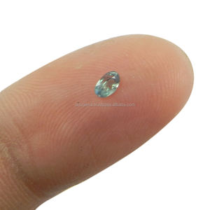 Gema suelta de Alejandrita, 4x3mm, corte ovalado, cambio de Color Natural, 0,1 Cts, IG4401 - Product Image 3