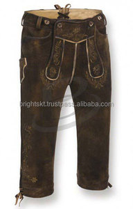 ชุดหนัง Lederhosen Porche หัวเข่า Lederhosen,เครื่องแต่งกาย Oktoberfest เยอรมัน (เสื้อผ้าบาวาเรีย Trachten) สำหรับผู้ชาย - Product Image 2