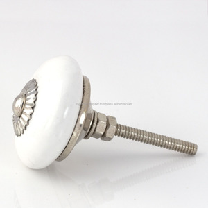 Bouton en céramique moderne pour armoires tiroirs commodes armoires cuisine chambre hôtel école hôpital appartement centre commercial utilisation - Product Image 3