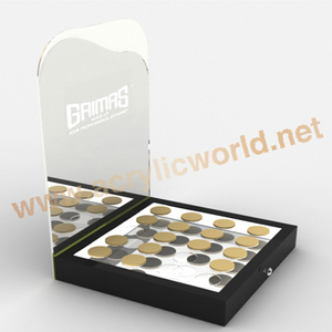 Présentoir de cils en acrylique/présentoir de vernis à ongles cosmétique de marque - Product Image 5