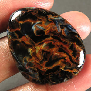 Vente en gros 100% pierre naturelle royale Chatoyant PIETERSITE Cabochon de fantaisie en forme de mélange de pierres précieuses pour la décoration et la fabrication de bijoux - Product Image 2