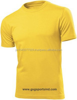 T-shirts pour hommes en jersey 100% coton respirant à séchage rapide, manches courtes, design uni, lavables en machine, service de fourniture OEM