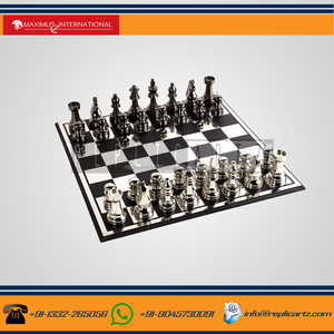 14 pouces métal bois intérieur sport jeux d'échecs voyage échecs pour adultes et enfants cadeau pour hommes femmes échecs cadeau jouets pour garçons filles - Product Image 4