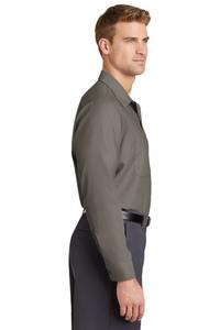 เสื้อทำงานอุตสาหกรรมแขนยาวสีแดง Kap-ผ้าฝ้ายโพลี65/35เทคโนโลยี Touchtex มีกระเป๋าและมาพร้อมกับโลโก้ของคุณ - Product Image 4