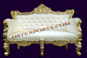 Asian Wedding Silver <b>Victorian</b> Sofa Set Royal <b>Victorian</b> Carved Silver Furniture Sofa Set Modern Wedding Sofa Set - Product Image 2