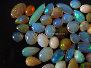 Cabochon opale éthiopienne naturelle, 12 pièces, disponible en grande taille, colorée - Product Image 6