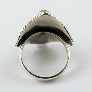 Instantáneo arcoíris-piedra lunar, anillos de plata de ley 925, proveedor de plata de ley - Product Image 5