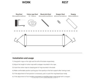 2016 Newest Design Hot Selling Interesting Office Desk Foot <strong>Hammock</strong> /Office <strong>Mini</strong> Foot <strong>Hammock</strong> /foot-up for Work and Rest / - Product Image 6